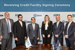 ABU DHABI EXPORTS OFFICE ("ADEX") GROWS BGN FINANCE FACILITY TO $400 MILLION