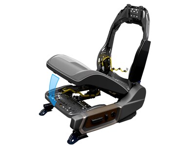 With the ModuTec assembly process, build of the seat module happens offline and is then seamlessly sequenced into the main JIT line, reducing assembly time from minutes to seconds.