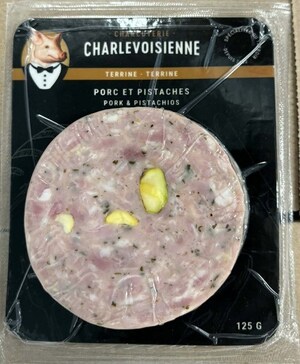 Avis de ne pas consommer de terrine de porc aux pistaches préparée et vendue par l'entreprise Boucherie Charcuterie Lyn Tremblay inc.