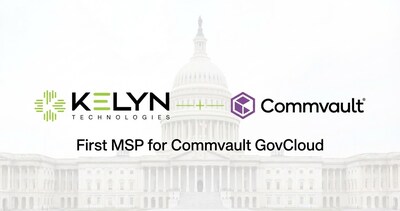 KELYN Technologies Named First Managed Service Provider for Commvault GovCloud