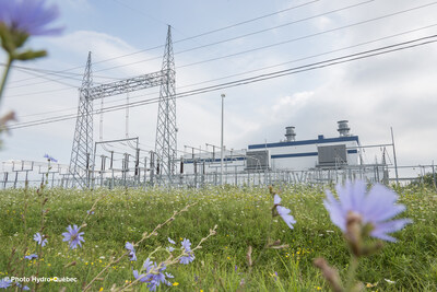 L’actuelle centrale de cogénération de Bécancour pourrait fournir jusqu’à 350 MW de puissance lors des pointes de consommation. (Groupe CNW/Hydro-Québec)