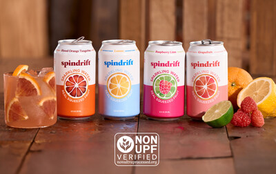 Spindrift becomes the only beverage brand verified as non-ultraprocessed by the Non-GMO Project. Spindrift becomes the only beverage brand verified as non-ultraprocessed by the Non-GMO Project.