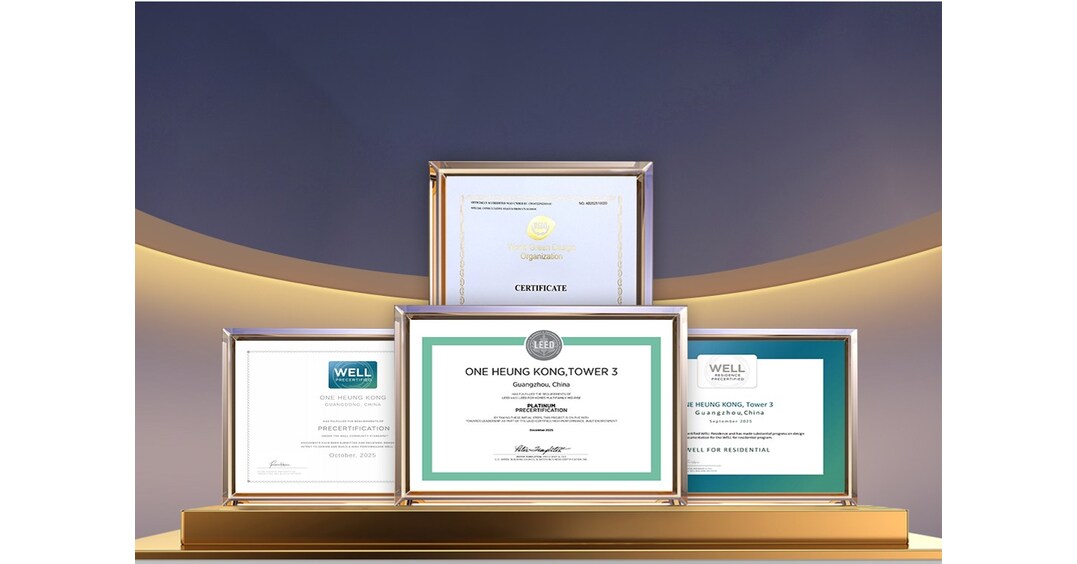 One Heung Kong Earns Three Prestigious International Certifications, Pioneering Global Green and Healthy Living