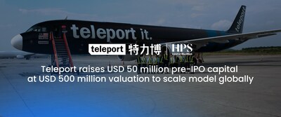 Teleport raises USD 50 million pre-IPO capital at USD 500 million valuation to scale model globally