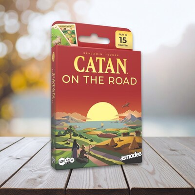 Launching in retail stores on April 3, CATAN – On the Road is easy to learn, quick to play, and comes in a highly portable form factor, delivering a modern, travel-ready take on CATAN in just 15 minutes and for only $9.99 USD.
