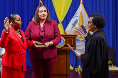 Official swearing-in of the U.S. Virgin Islands Commissioner of Tourism at Government House on St. Croix.