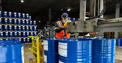 Material handler in hazmat warehouse