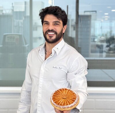 Michelin-starred chef Joakim Prat with his French Galette at Roast CCx, Hyderabad.