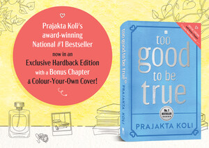 HarperCollins India Announces A Special Hardback Edition of Prajakta Koli's Bestseller Too Good To Be True