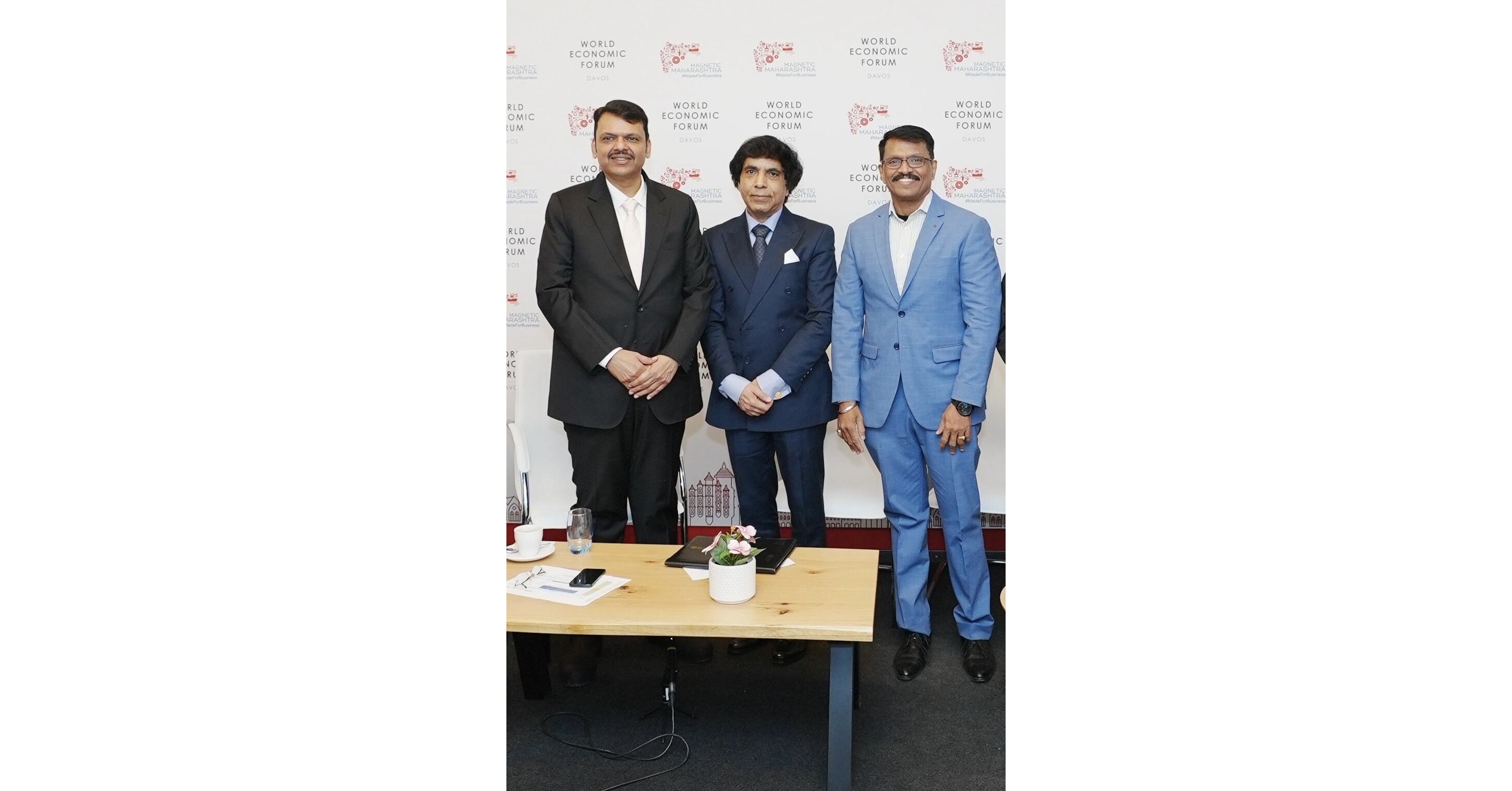 CANEUS und die Regierung von Maharashtra geben Partnerschaft auf dem Weltwirtschaftsforum in Davos bekannt