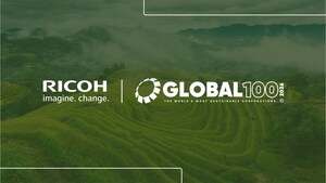 Ricoh named in the 2026 Global 100 Most Sustainable Corporations by Corporate Knights