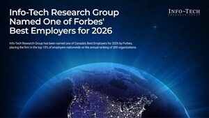 Info-Tech Research Group Named One of Forbes' Best Employers for 2026