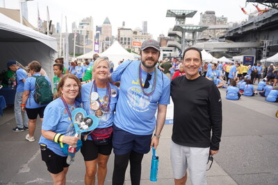 Overnight Walkers and AFSP CEO Robert Gebbia at the 2025 Overnight Walk in NYC