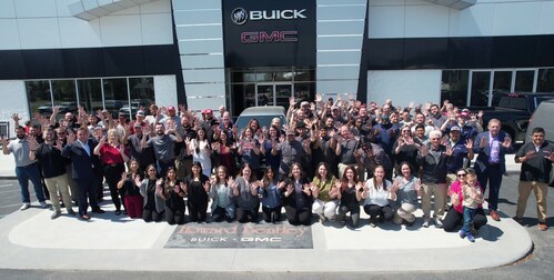 Howard Bentley Buick GMC employees at its 50,000 square foot state-of-the-art facility in Albertville, Ala. where it employs over 100 people.