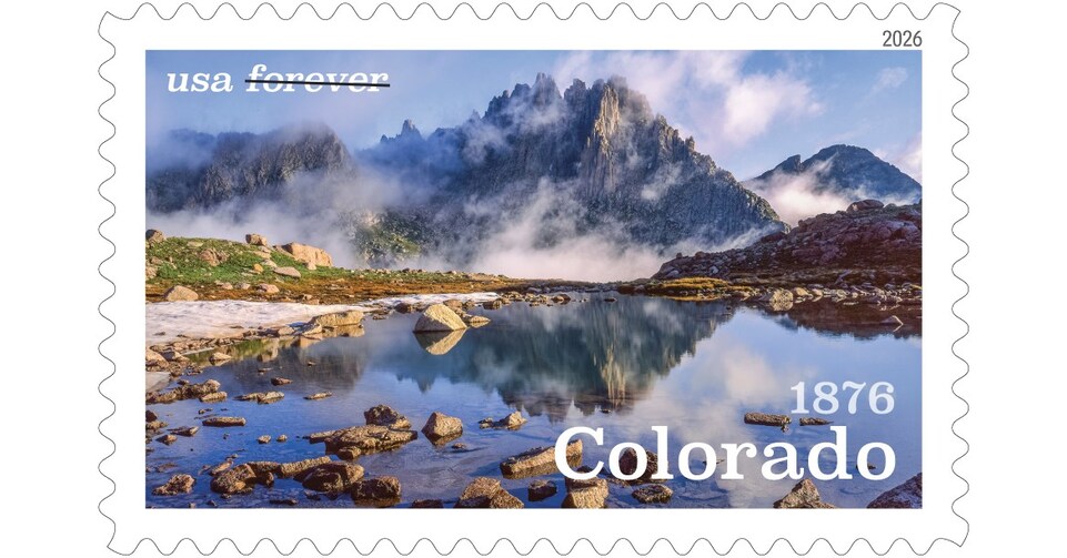 U.S. Postal Service Issues New Stamp Celebrating 150 Years of Colorado Statehood