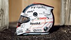 The Admin By Request logo features on Nico Hulkenberg's 2026 Audi F1 Team helmet. Credit: Audi F1 Team.