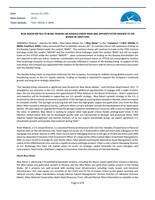 /R E P E A T -- BLUE MOON METALS TO BEGIN TRADING ON NASDAQ UNDER BMM AND APPOINTS PETER MADSEN TO THE BOARD OF DIRECTORS/