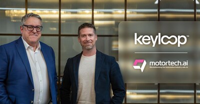 Tom Kilroy, CEO of Keyloop and Gerard Thatcher, CEO and Founder of Motortech.ai Tom Kilroy, CEO of Keyloop and Gerard Thatcher, CEO and Founder of Motortech.ai
