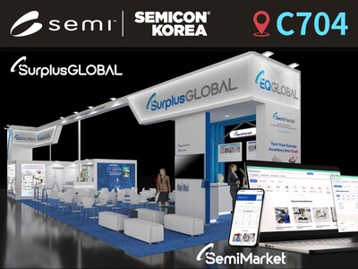 SurplusGLOBAL Booth at SEMICON KOREA 2026, COEX, Seoul (Booth No. C704)