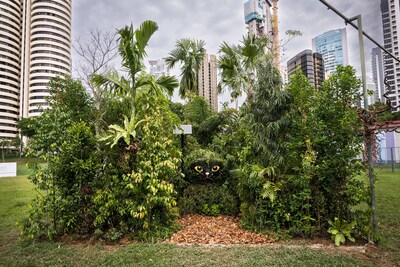 Salad Dressing’s Square Forest. (PRNewsfoto/Singapore Biennale 2025 (SB2025))