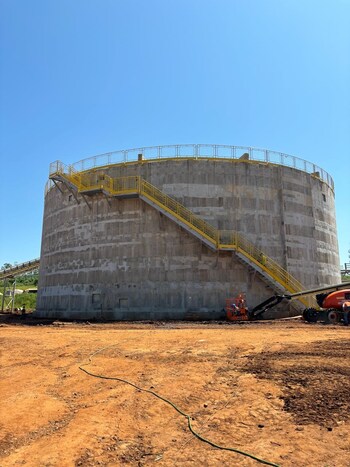 Durability guaranteed: The retaining tanks, water reservoirs, and cooling towers were protected with a topical application of PENETRON, a topical crystalline cementitious material.