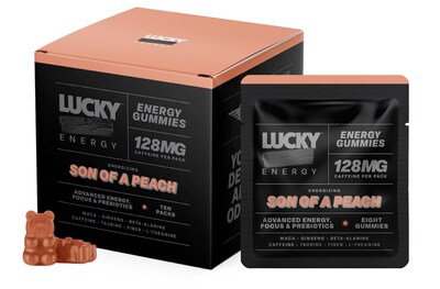 LUCKY ENERGY SON OF A PEACH GUMMIES