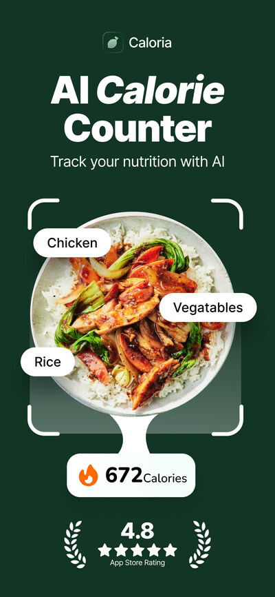 Caloria photo-based nutrition tracker.