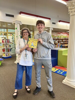 Connor Marek visits local schools and libraries, providing free copies of his book Wired Differently, A Graphic Novel About Neurodivergence, Self-Acceptance, and Finding Your People Through Robotics.