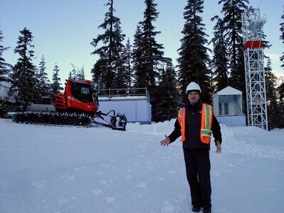 Shawne MacDonald in the field Shawne MacDonald in the field