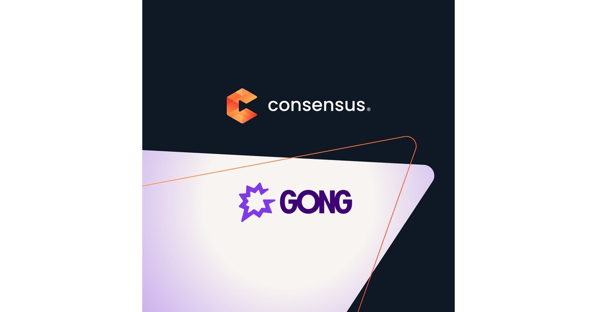Consensus Partners with Gong to Put Personalized Demos at the Center of Every Sales Workflow