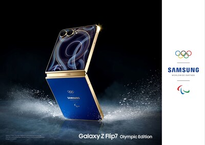 Samsung Galaxy Z Flip7 Olympic Edition for Milano Cortina 2026.