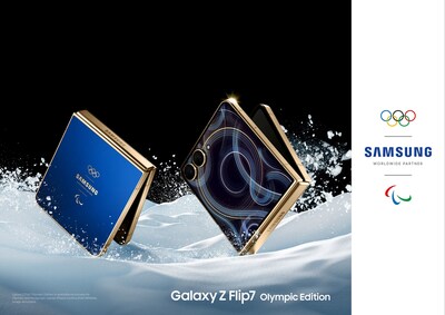 Samsung Galaxy Z Flip7 Olympic Edition for Milano Cortina 2026.