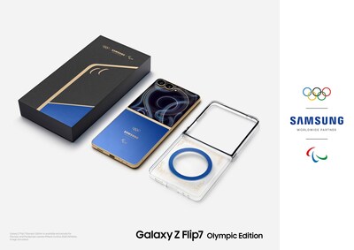 Samsung Galaxy Z Flip7 Olympic Edition Package.