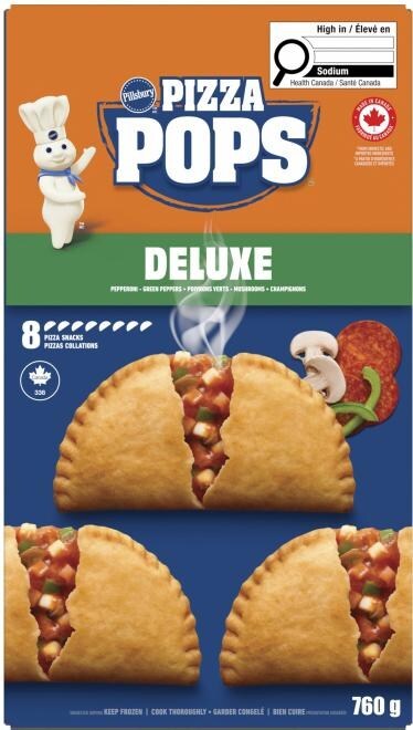 Pizza Pops: Deluxe box of 8 (CNW Group/Public Health Agency of Canada)