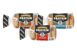 Crystal Farms Launches New Line of David's Deli Protein Bagels