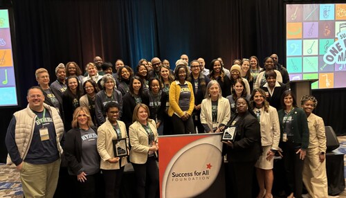 Educators across the Hynes Charter School network in New Orleans receive the 2026 Bob Slavin Success for All award.