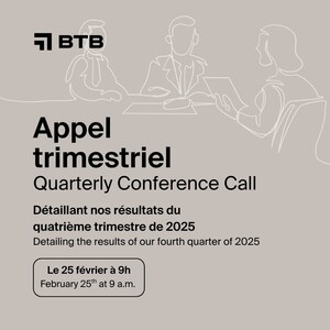 BTB REIT To Release 2025 Fourth Quarter Results and Host Conference Call