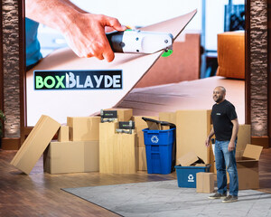 BoxBlayde Makes Its National Debut on ABC's Shark Tank, Showcasing Its Cutting-Edge Electric Box Cutter Featuring Innovative Vibrating Blade Technology
