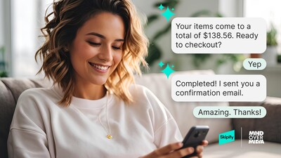With Skipify and Mind Over Media shoppers checkout seamlessly in agentic commerce experiences. With Skipify and Mind Over Media shoppers checkout seamlessly in agentic commerce experiences.