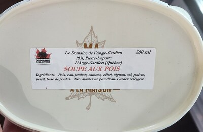 Soupe aux pois (Groupe CNW/Ministère de l'Agriculture, des Pêcheries et de l'Alimentation)
