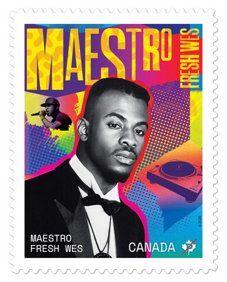 Un nouveau timbres célèbre Maestro Fresh Wes (Groupe CNW/Postes Canada)