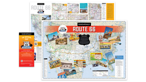A century in the making: The Official Map of the Route 66 Centennial, the must-have commemorative guide for the road trip of a lifetime is available for order today.