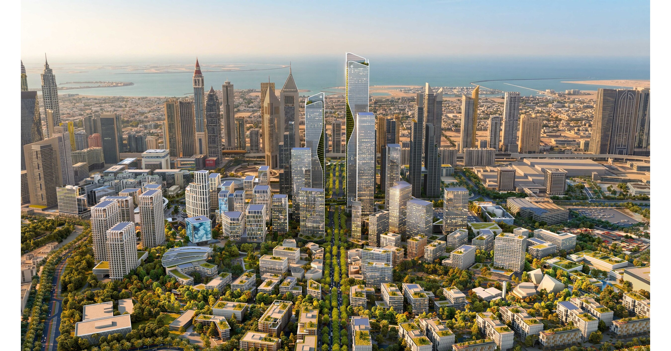 ドバイ、中東・アフリカ・南アジア地域で最大規模となる需要主導型の金融センター拡張を発表、延床面積1,770万平方フィート