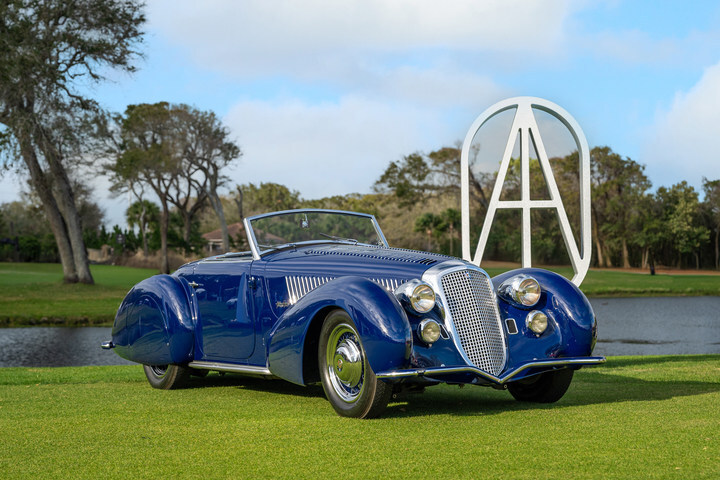 The Amelia Concours-Winning 1938 Alfa Romeo 8C Earns The Peninsula Classics Best of the Best Award 2025