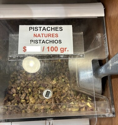 Pistaches natures (Groupe CNW/Ministère de l'Agriculture, des Pêcheries et de l'Alimentation)
