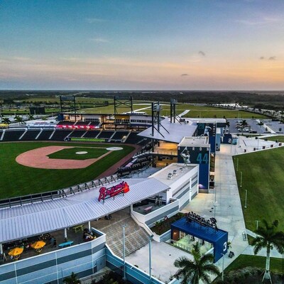 CoolToday Park, located at Wellen Park, is the Spring Training home of the Atlanta Braves. (CNW Group/Mattamy Homes Limited)