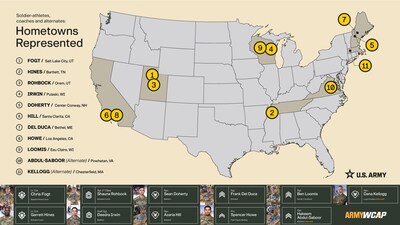 U.S. Army Soldier-athletes come from all over the country to represent the United States in more ways than one.