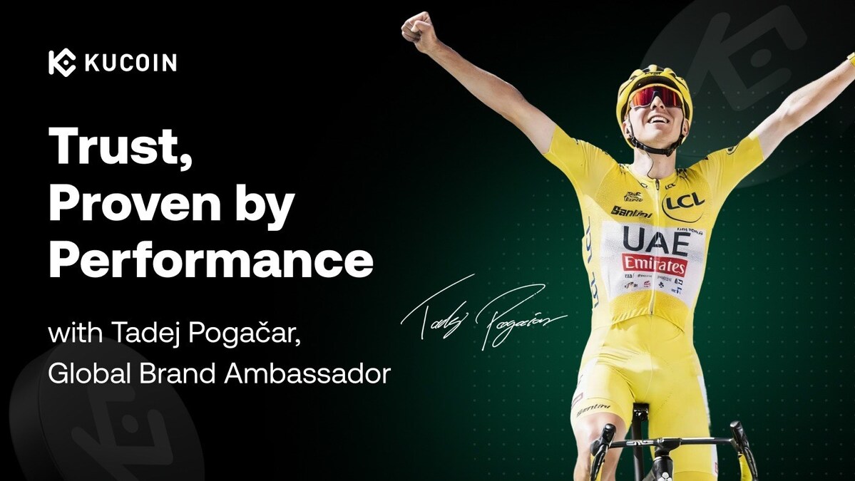 KuCoin Partners with Tadej Pogačar in One of the Few Value-Driven  Collaborations Between Crypto and Elite Cycling