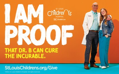 St. Louis Children’s Hospital announced the public phase of its “I Am Proof” campaign, a $400 million fundraising effort designed to expand access to world-class pediatric care, accelerate groundbreaking pediatric research at WashU Medicine, and enhance the patient and family experience for the more than 270,000 children a year who seek care at St. Louis Children’s.