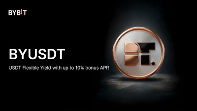 Bybit Launches BYUSDT to Enable Yield-Earning Collateral for Retail Traders (PRNewsfoto/Bybit)